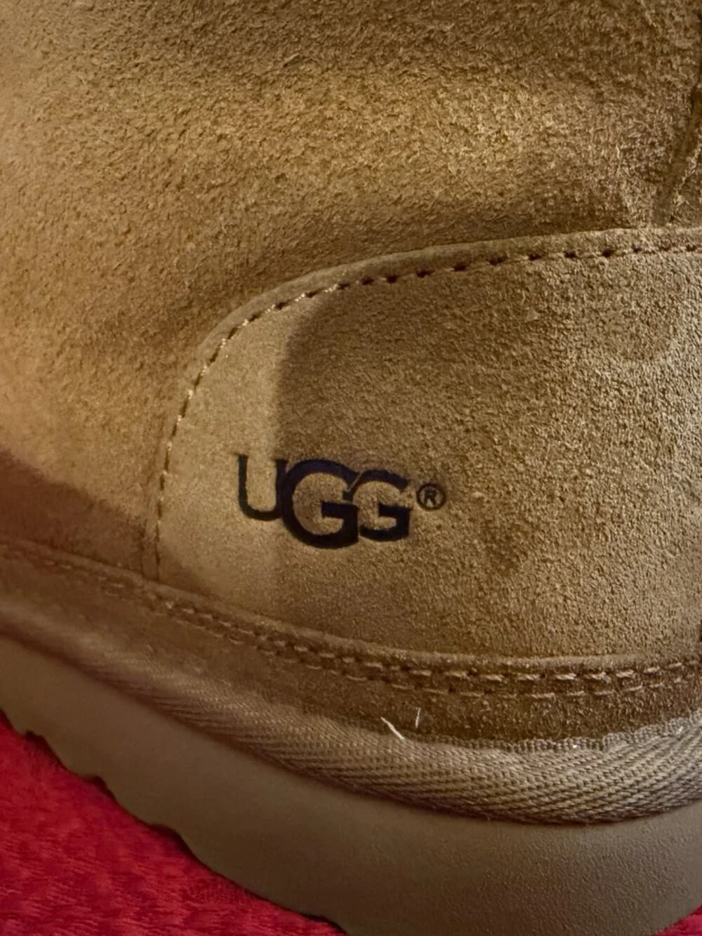 UGG Kid's Nuemel II Tan Suede Boot Sz 6